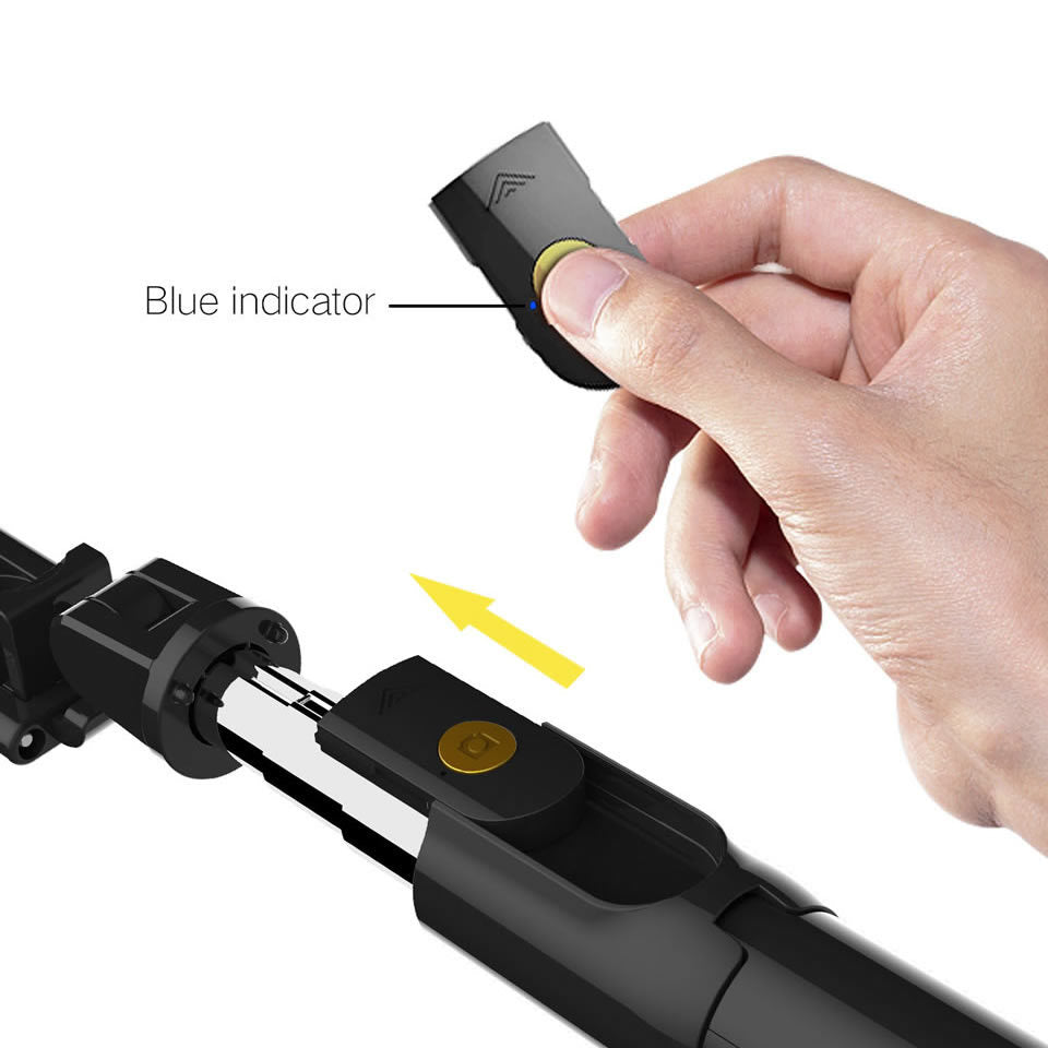 Bluetooth selfie stick tripod, Compatible with Apple