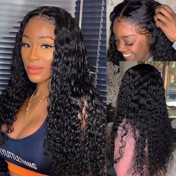 Women's Curly Human Hair Wig Lace Hair Products