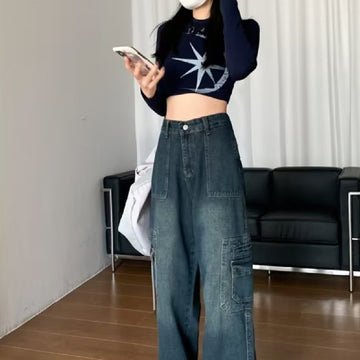 Jeans For Women Fashionable Retro Small